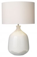 Dar Nushrah Table Lamp Ceramic & White (Base Only)
