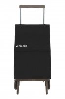 Rolser Plegamatic Original Folding Shopping Trolley in Black