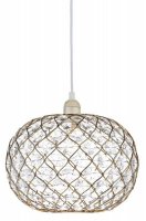 Dar Juanita Acrylic Non Electric Pendant Gold