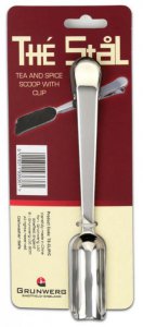 Grunwerg Tea Scoop with Clip 18cm