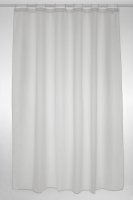 Plain Polyester Shower Curtain 180x200cm - white