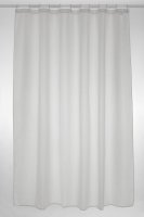 plain polyester shower curtain 250x200cm - white