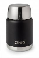 Casa&Casa Zento Torpedo Black Food Flask - 600ml