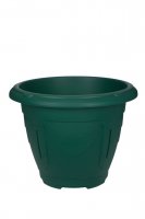 Whitefurze 43cm Venetian Round Planter - Forest Green