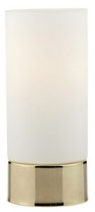 Dar Jot Touch Table Lamp In Gold Comes with Glass Shade