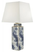 Dar Loyce Table Lamp Blue & Ceramic (Base Only)