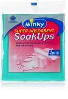 Minky Super Absorbent Soak-ups 2 pack