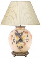 Jenny Worrall Classic Rose Large Glass Table Lamp