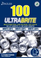 Jingles 100 Ultrabrite Multi-Function LED Lights - White