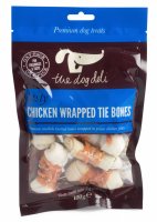 The Dog Deli Tasty Chicken Wrapped Tie Bones 100g