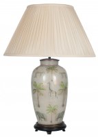 Pacific Lifestyle Safari Tall Glass Table Lamp