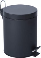 Buckingham 3 Litre Black Pedal Bin