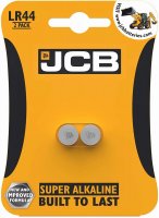JCB Super Alkaline Batteries LR44 (Pack of 2)