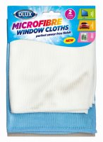 Dulux 2pk Microfibre Window Cloth - 30cm x 30cm