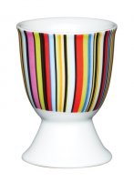 KitchenCraft Porcelain Egg Cup Stripe Design