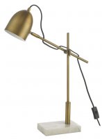 Dar Mendal Task Lamp Bronze & Marble