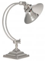 Pacific Lifestyle Kensington Nickel Metal Arched Arm Task T/Lamp