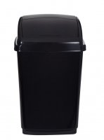 Whitefurze 50L Swing Bin - Black