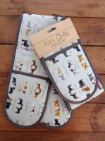 Alex Clark Double Oven Gloves - Delightful Dogs