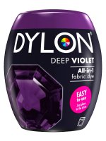 Dylon All-In-1 Fabric Dye Pod for Machine Use - Deep Violet