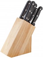 Sabatier & Judge IV Range 5 Piece Knife Block Set - Wood