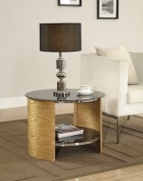 Jual Curved Lamp/Side Table - Oak