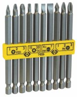 C.K Screwdriver Bit Set (100mm) Mixed Set of 10