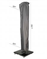 Pacific Lifestyle Free Arm Parasol Aerocover - 292 x 65cm