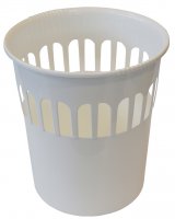 Wham Casa 16L Waste Paper Basket Ice White
