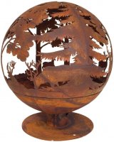 Fallen Fruits Fire Globe Laser Cut Woodland