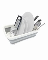 Collapisble Drainer with Rack 29x38x4cm - Grey / White