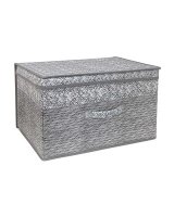 Country Club Jumbo Storage Chest - Weave Grey