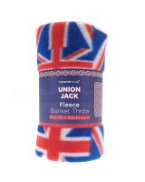 Beamfeature 120cm x 150cm Fleece Throw - Union Jack