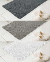 Country Club Chenille Loop Step Out Design Bath Mat 46x76cm - Assorted