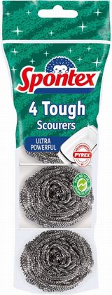 Spontex Tough Scourer - 4Pk