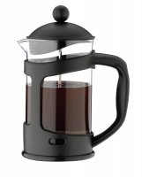 Café Olé Everyday Plastic Cafetiere 6 Cup - Matt Black