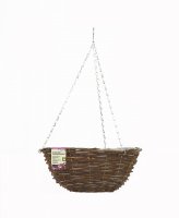Smart Garden 16" Rattan Hanging Basket