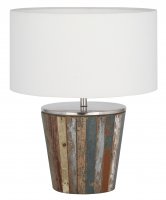 Pacific Lifestyle Kerala Distressed Wood Table Lamp