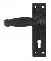 Black Lever Lock Set