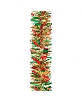 Premier Decorations 2mx10cm Red-Gold-Green Chunky Tinsel