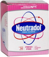 Neutradol Fresh Pink Air Deodorizer Gel Power Orb