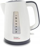 Kitchen Perfected 1.7L Eco-Friendly Cordless Kettle - Cream