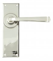 Polished Nickel Avon Lever Latch Set