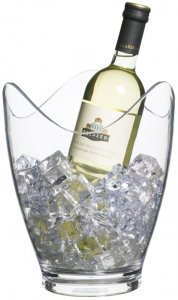BarCraft Clear Acrylic Drinks Pail/Wine Bucket