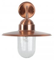 pacific lifestyle copper fisherman outdoor wall light