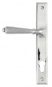 Polished Chrome Hinton Slimline Lever Espag. Lock Set