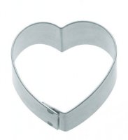 kc metal cookie cutter-medium heart7.5cm (3")