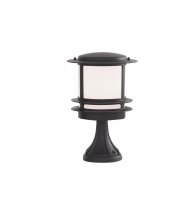 Searchlight Stroud Bollard/Post Lamp Black Aluminium