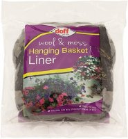 Doff Wool Hanging Basket Liner