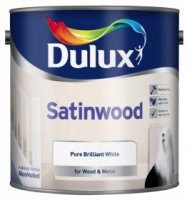 dulux q/d satinwood pb white 2.5 ltr